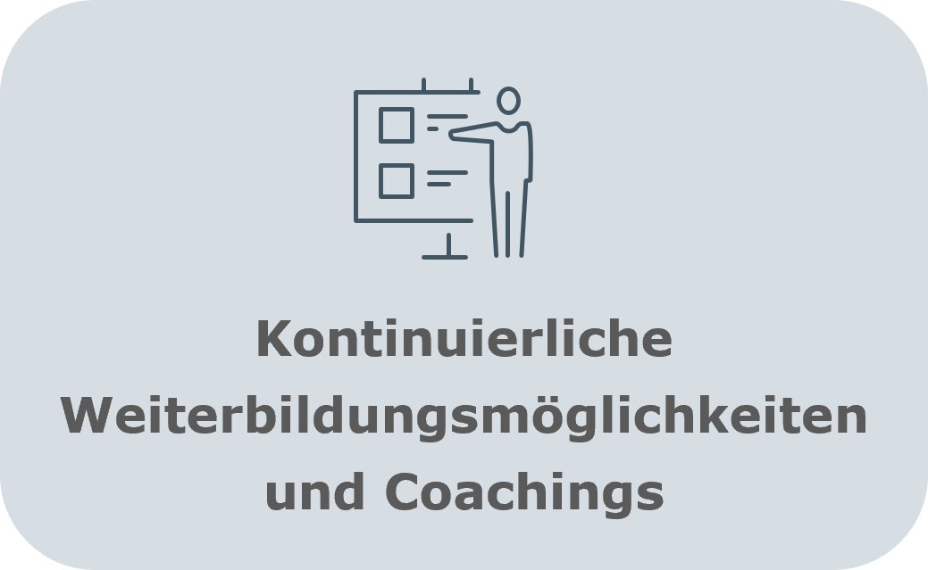 Kontinuierliche Weiterbildungsmöglichkeiten und Coachings
